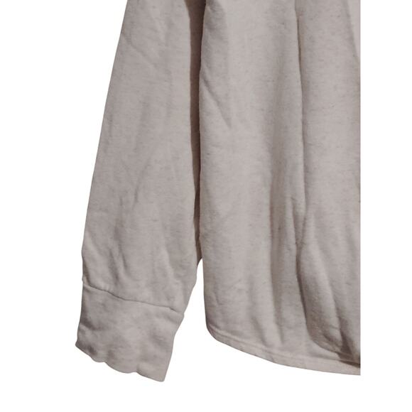 Lucky Brand Womens Tie Front White Blouse with Heart on Sleeve Size M - Picture 4 of 6